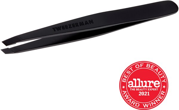 Tweezerman Slant Tweezer - Schräge Pinzette, Full Black Pinzette
