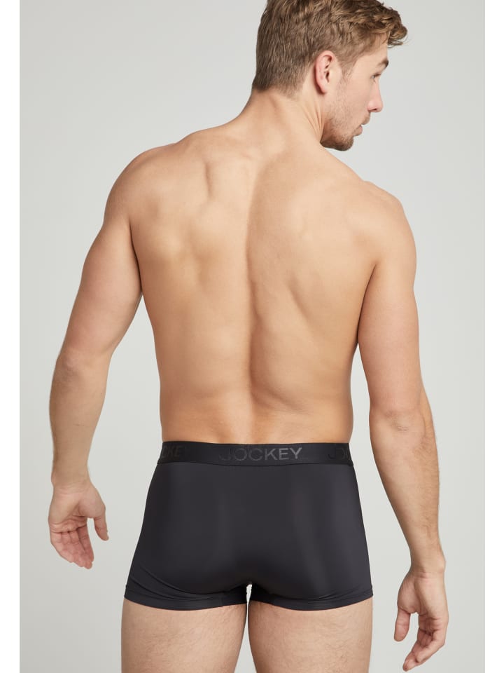 Jockey Boxershorts Microfiber Air 2 Stück in Schwarz günstig kaufen