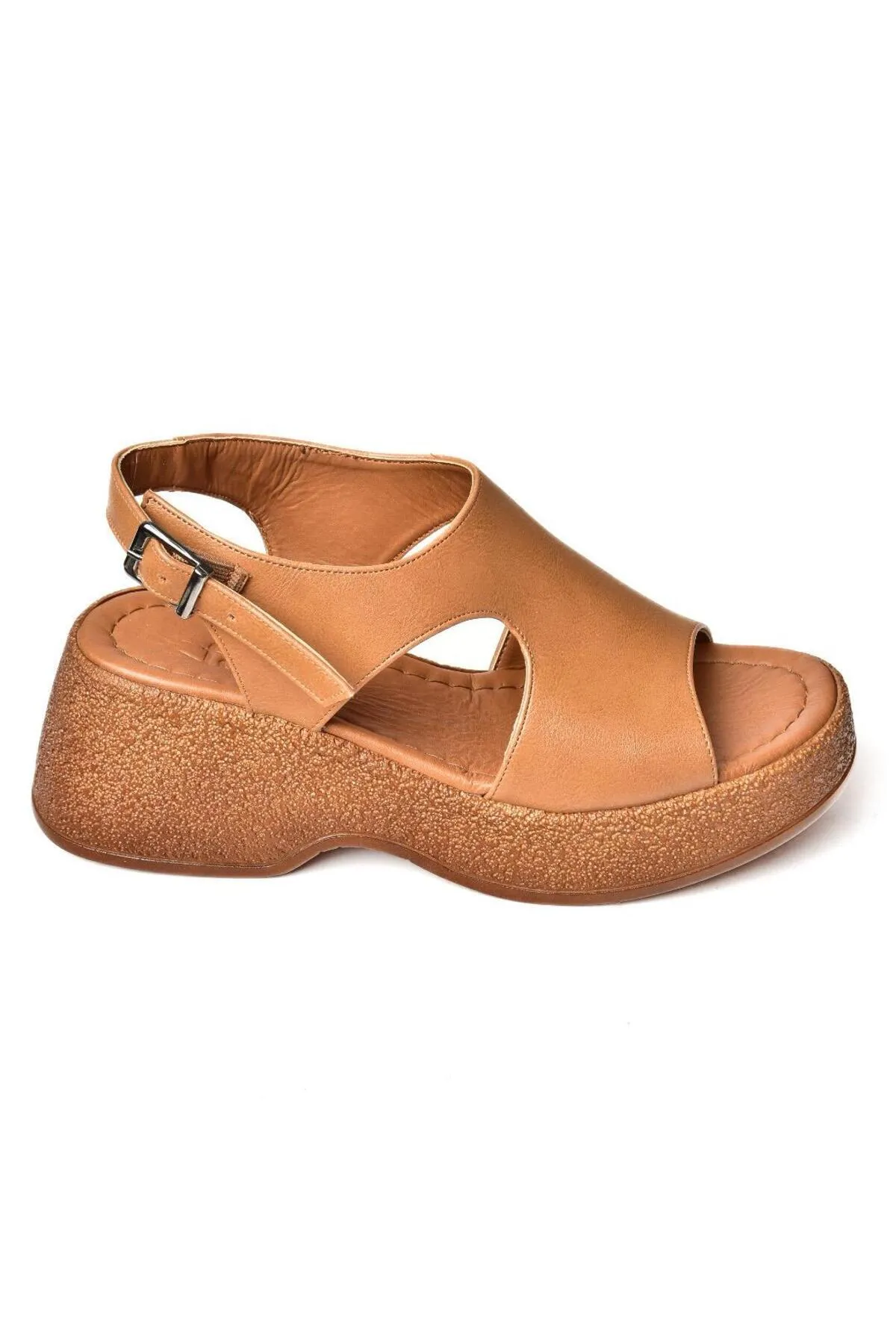Fox Shoes  S996945009 Hellbraune Sandalen mit hoher Sohle für Damen