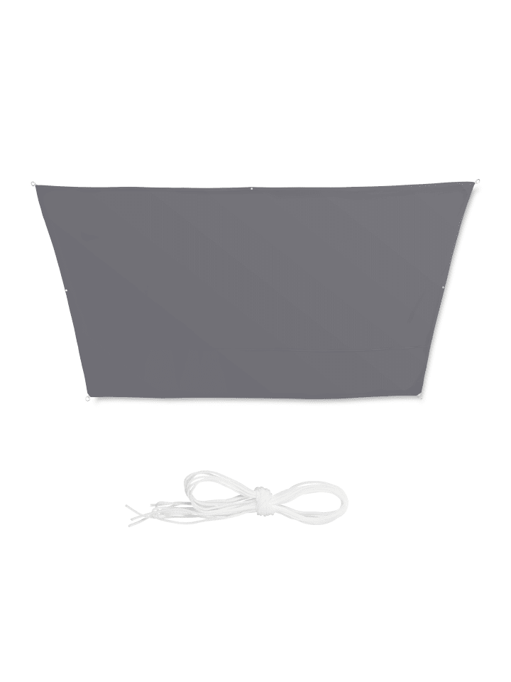 relaxdays Sonnensegel in Grau - 3x4x2x2 m günstig kaufen onesize