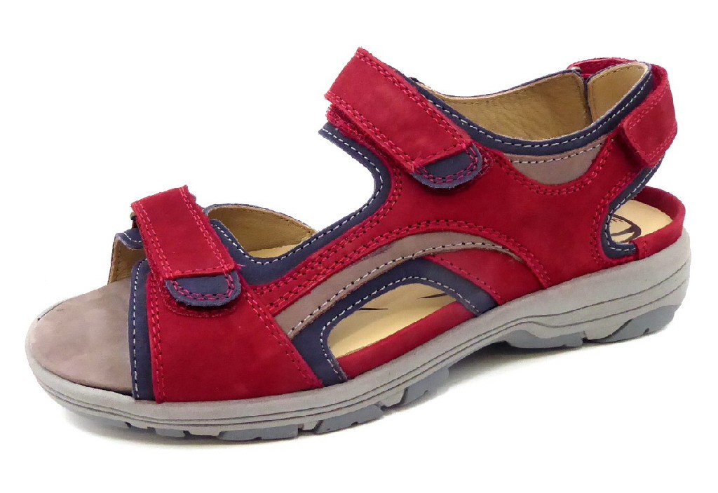 WALDLÄUFER Klassische Sandalen rot