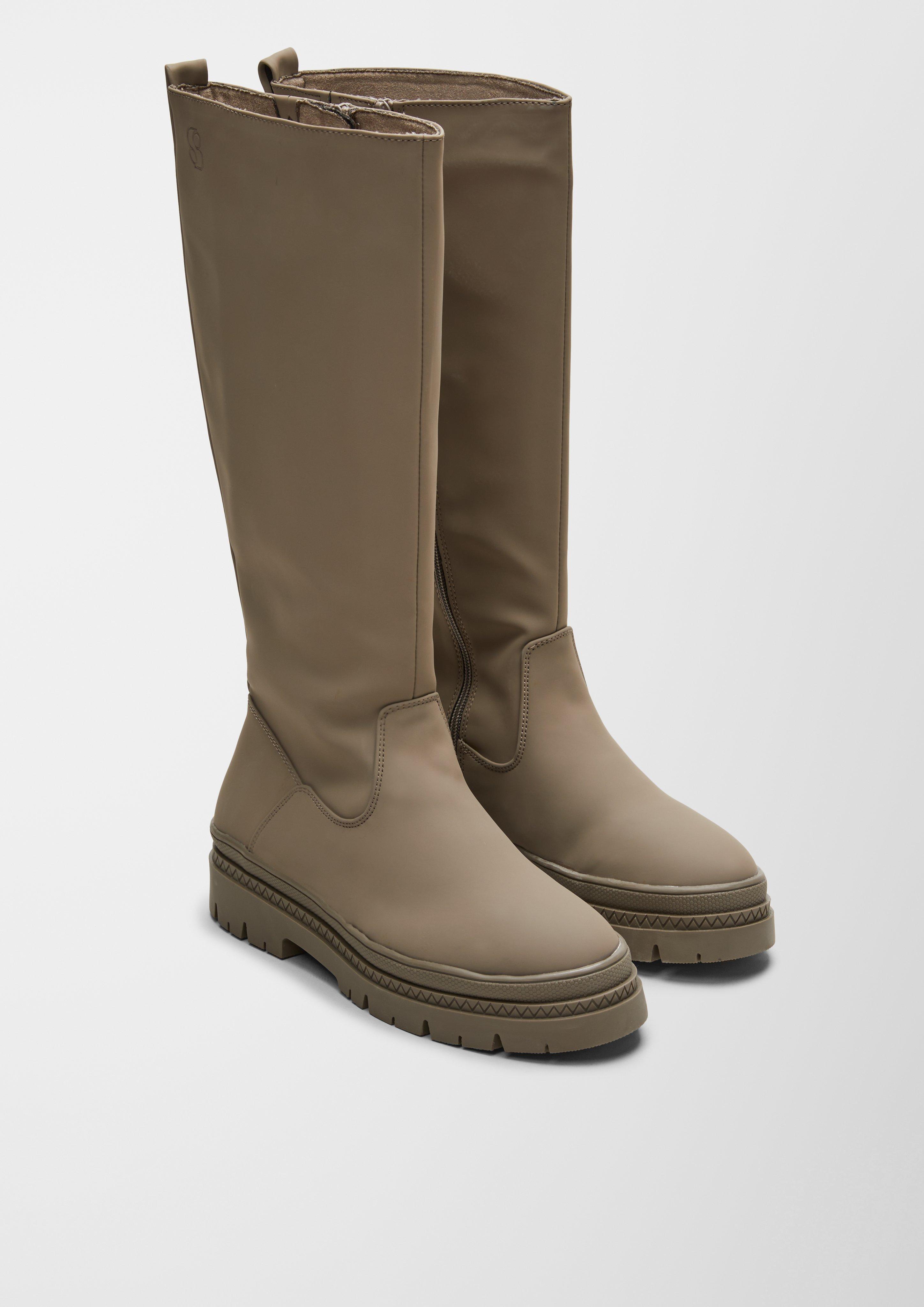 Stiefel in Leder-Optik  6006551-341