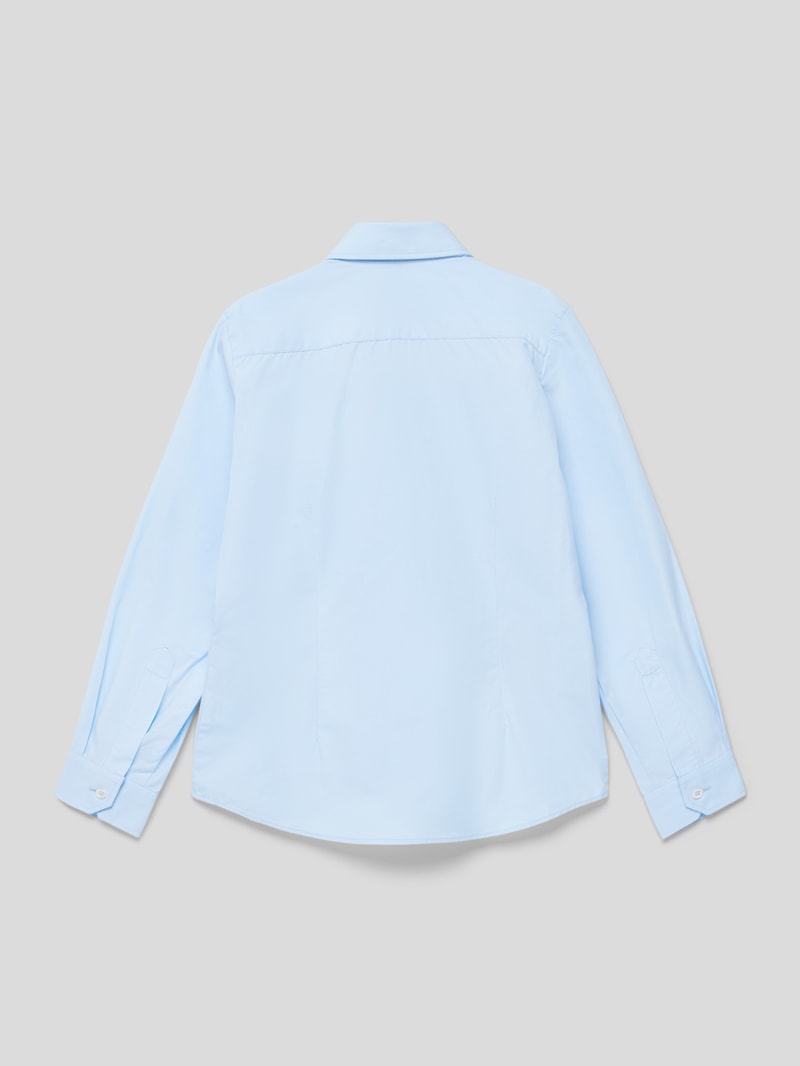 Hemd aus reiner Baumwolle in bleu