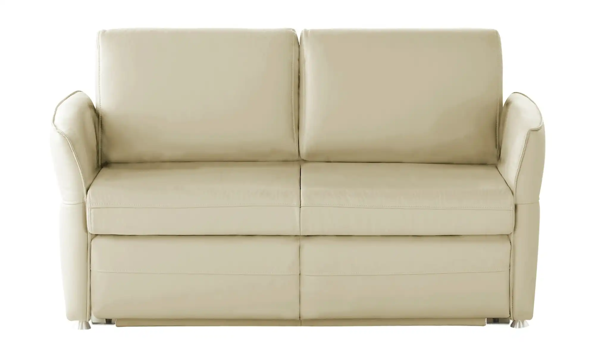 Schlafsofa mit Sitz- und Rückenbezug aus Echtleder
