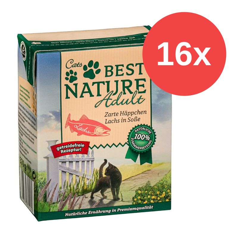 Sparpaket Best Nature Adult Cat 16 x 370 g