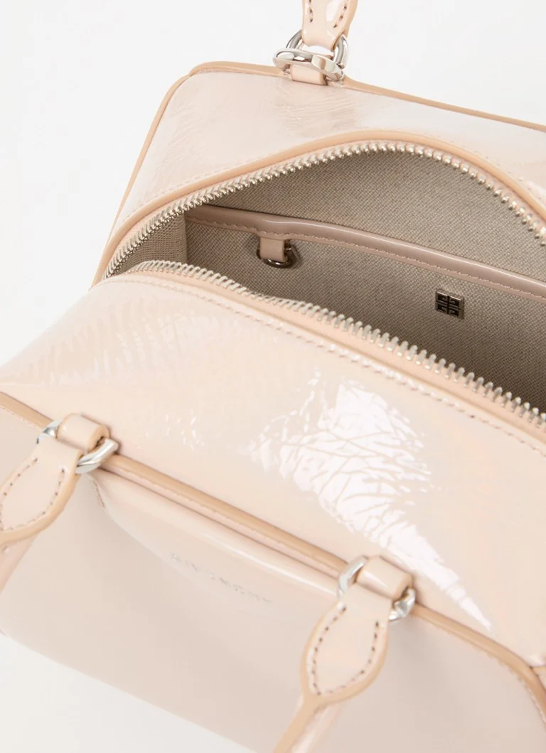 Geantă de mână Givenchy Antigona Cube din piele lăcuită