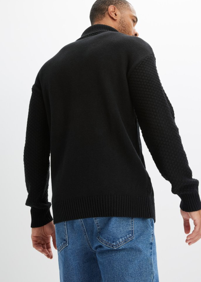 Rollkragenpullover, Loose Fit