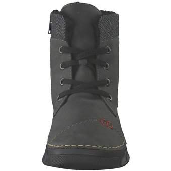 Rieker Schnür Boots in grau