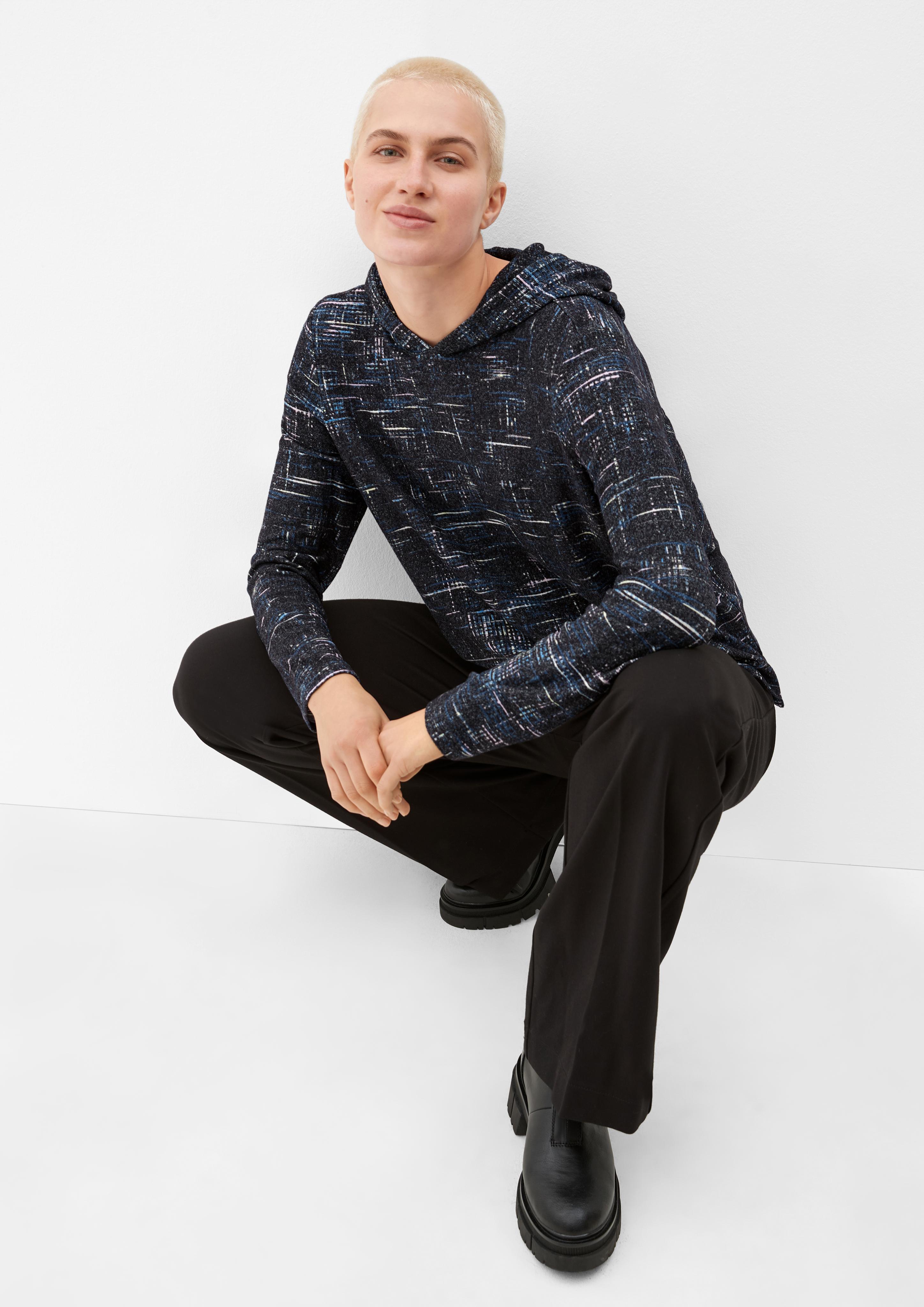 Longsleeve mit Kapuze  2125494-99A0