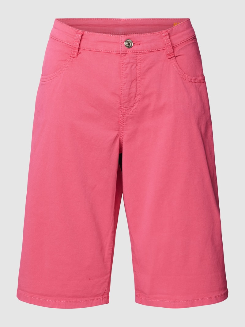 Bermudas mit seitlichen Eingrifftaschen in pink