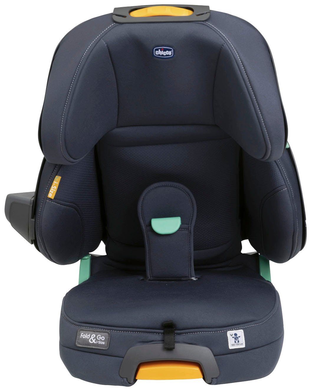 Chicco Autokindersitz FOLD & GO I-SIZE, ab: 3 Jahre, bis: 12 Jahre, 100-150 cm, faltbar, inkl. Seitenaufprallschutz und Bauchgurtführung