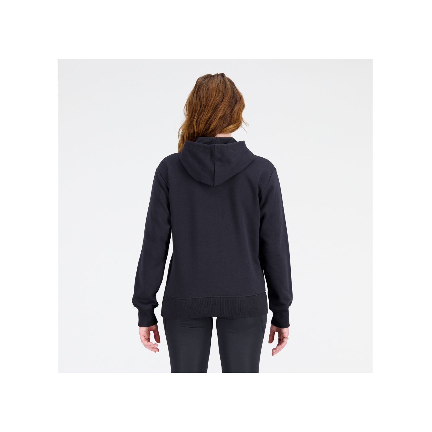 New Balance Stacked Oversized Hoody Damen FBK