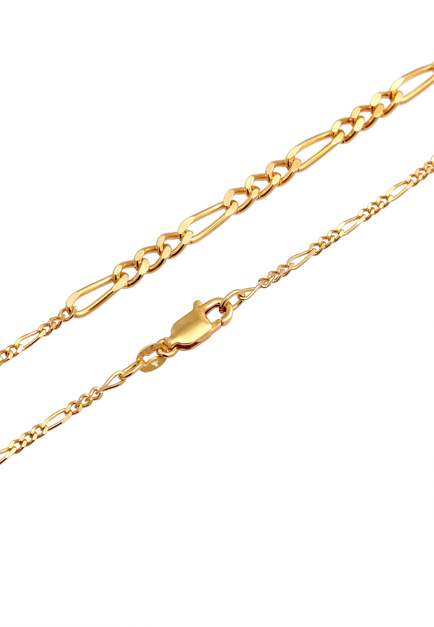 Elli PREMIUM ogrlica s Figaro lančićem, osnovni trend, ženska - (925/1000) srebro