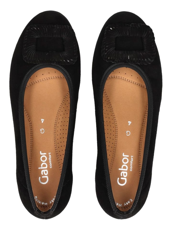 Gabor Ballerinas in Schwarz günstig kaufen