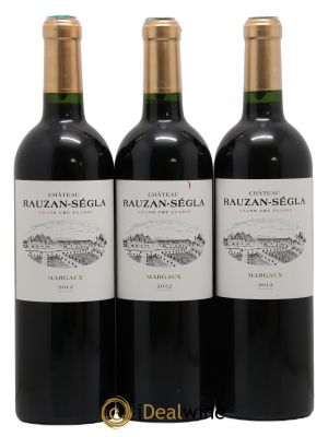 Château Rauzan Ségla  2012 - Lot de 3 Bouteilles