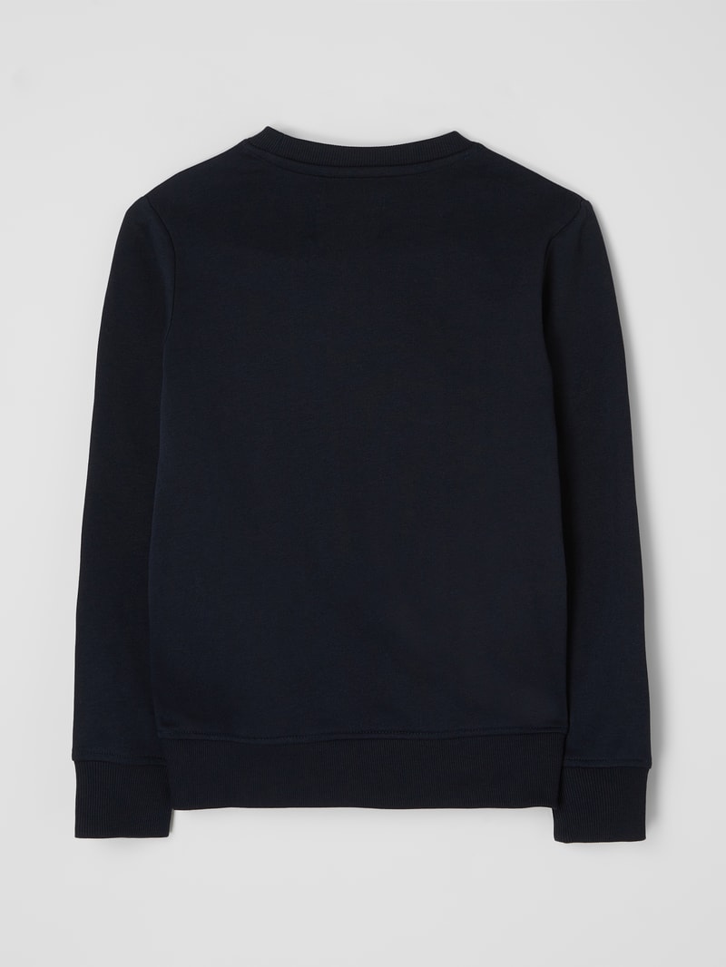 Sweatshirt mit Print Modell 'Jortoon' in marineblau