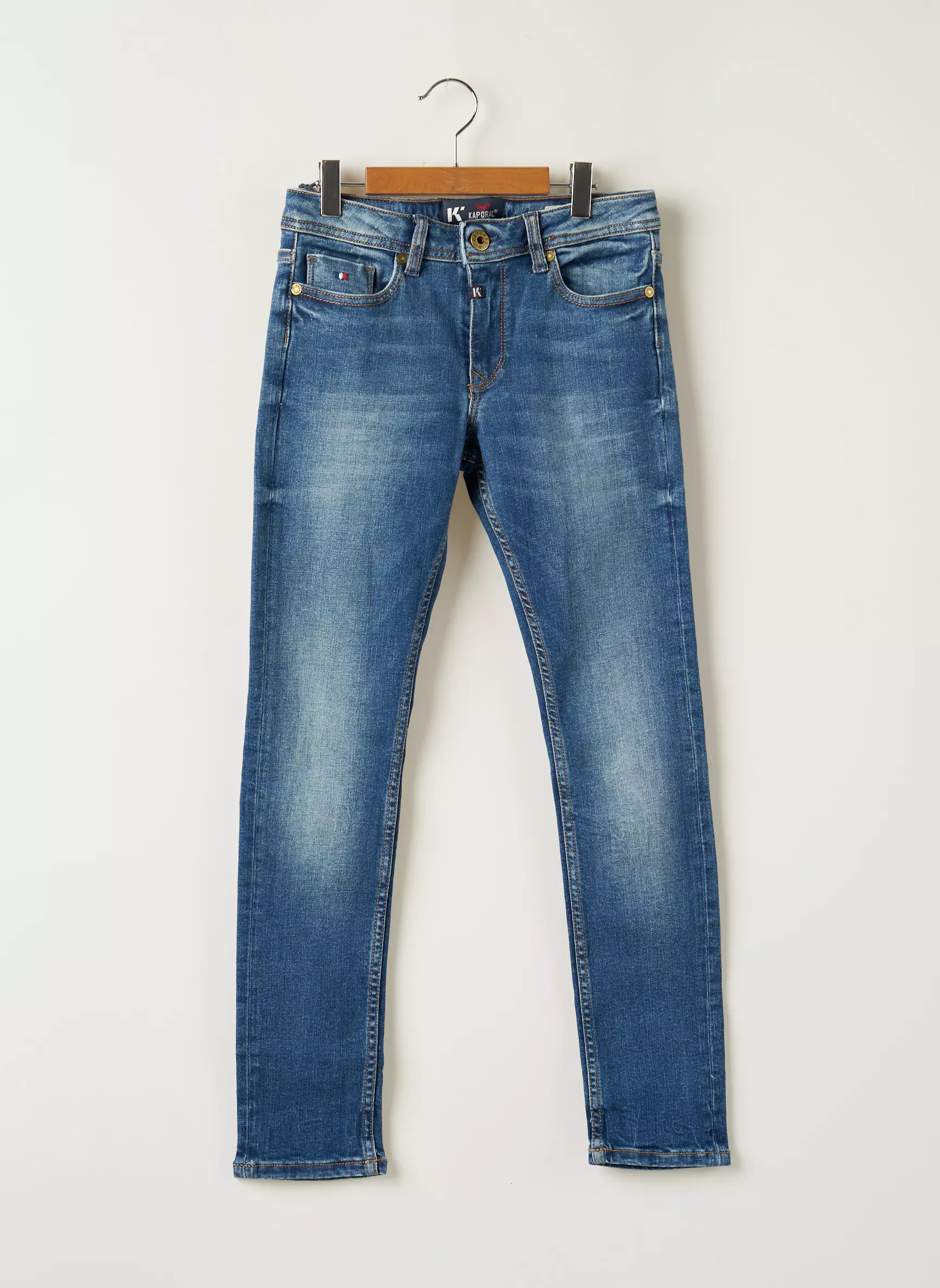 Kaporal Jeans Coupe Slim Garcon couleur bleu