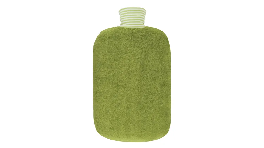 Hugo Frosch Wärmflasche Öko 2.0 L Biobezug Kiwi Kiwigrün