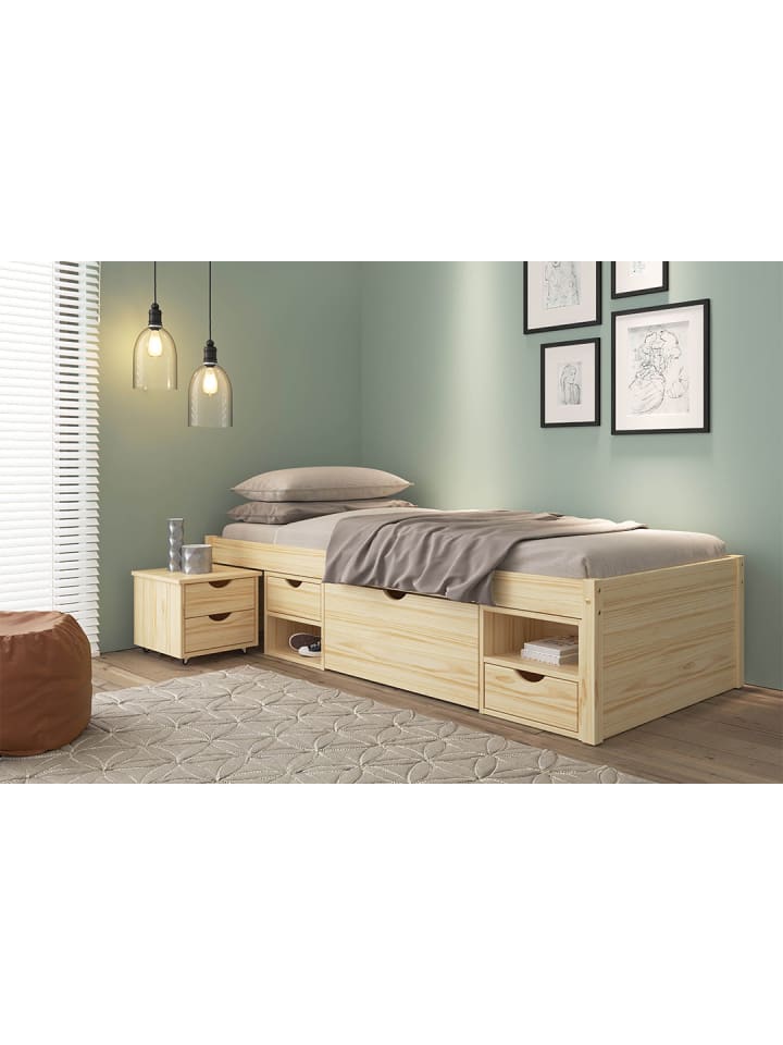 ebuy24 Bett Cluse Holz 209 x 96 cm günstig kaufen onesize