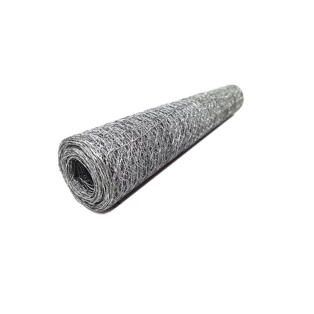 Powertec Garden Drahtgitter verzinkt, HEXAGONAL, ca. 10 x 0,5 m