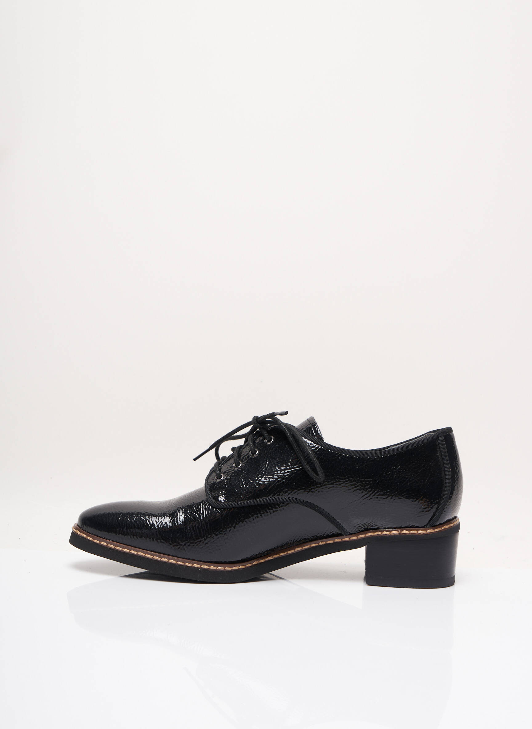 Fugitive By Francesco Rossi Derby Femme couleur noir