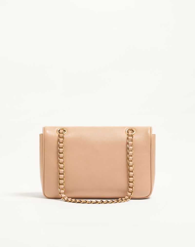 Bolsa Valentino Garavani Djuna com corrente média em couro napa