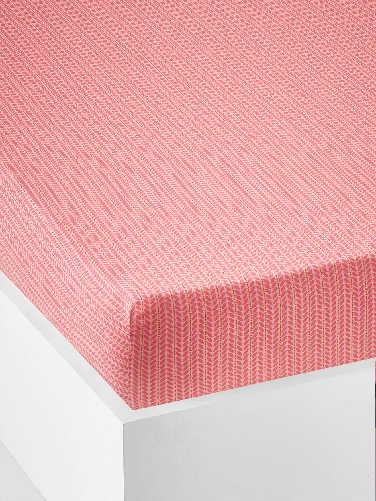 Drap-housse enfant EDEN INDIA rose