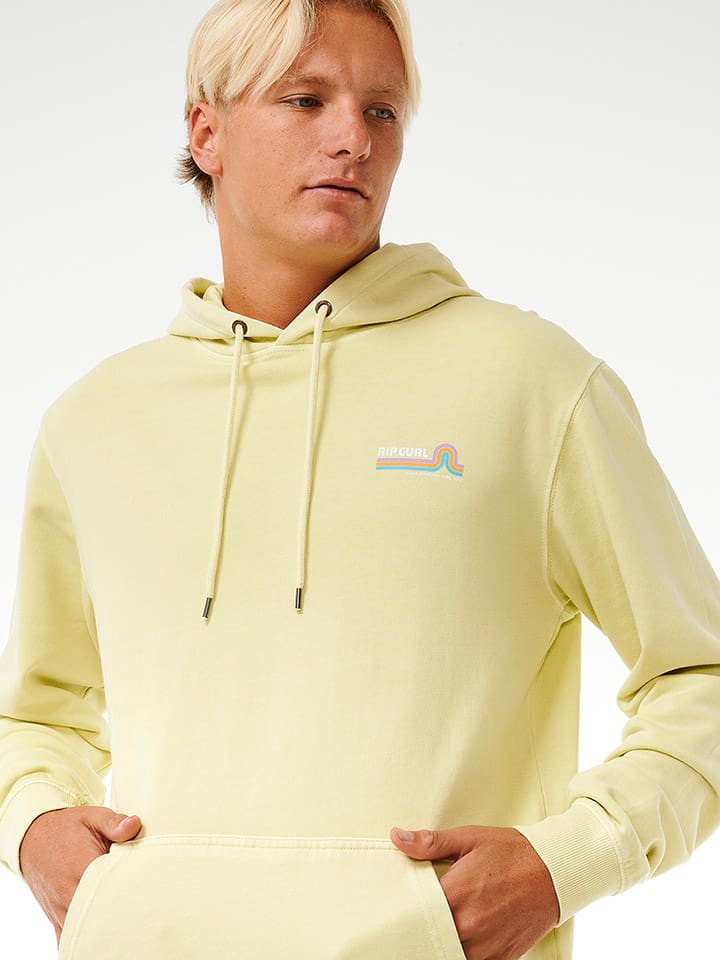 Rip Curl Hoodie in Gelb günstig kaufen
