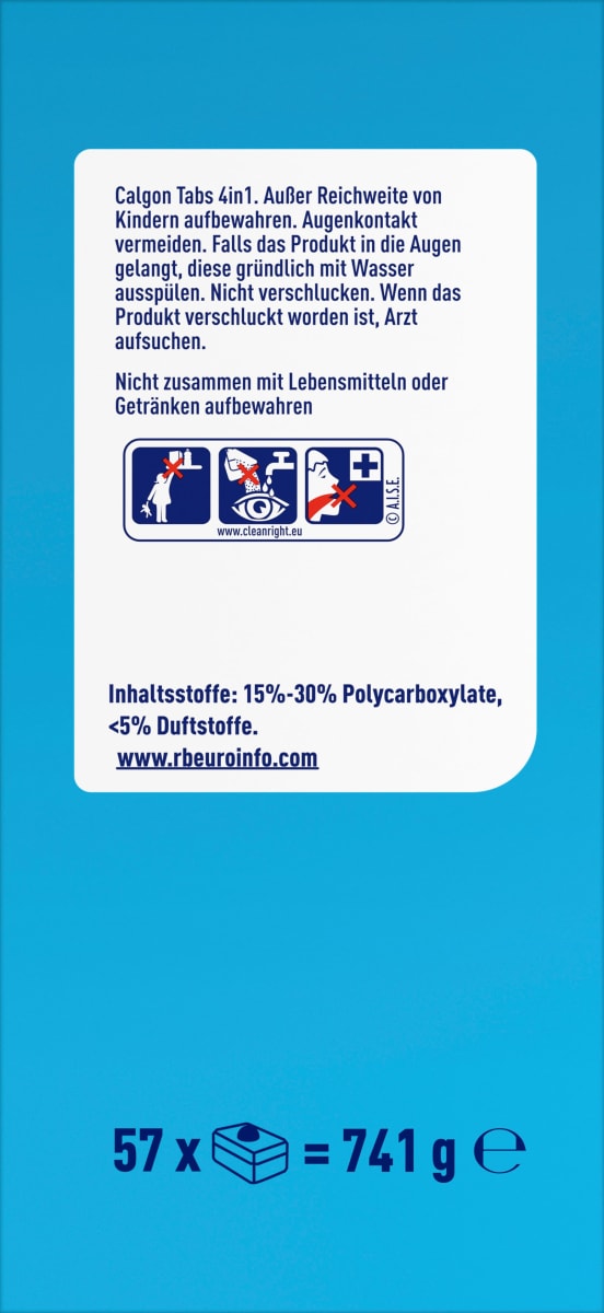 Waschmaschinenreiniger 4in1 Tabs, 57 Wl