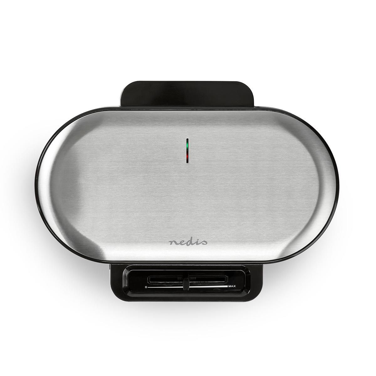 Nedis KAWP110FBK Waffeleisen