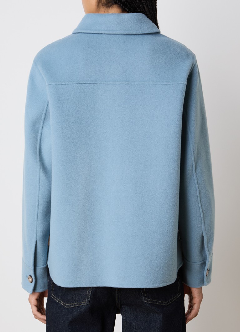 Vlněná košile Woolrich s náprsními kapsami