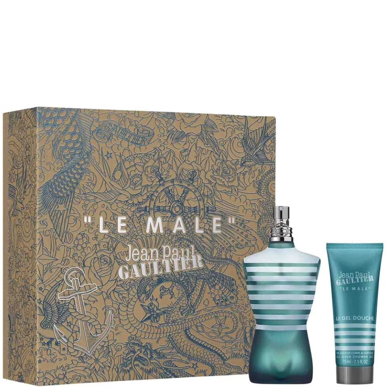 Jean Paul Gaultier Le Male Coffret Eau de Toilette 125 ml + Gel Douche 75 ml