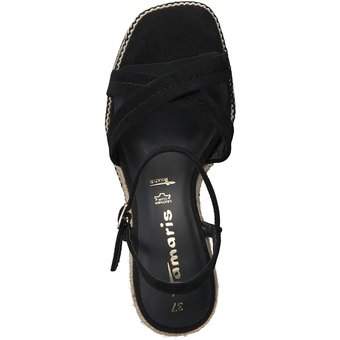 Tamaris Keilsandale in schwarz
