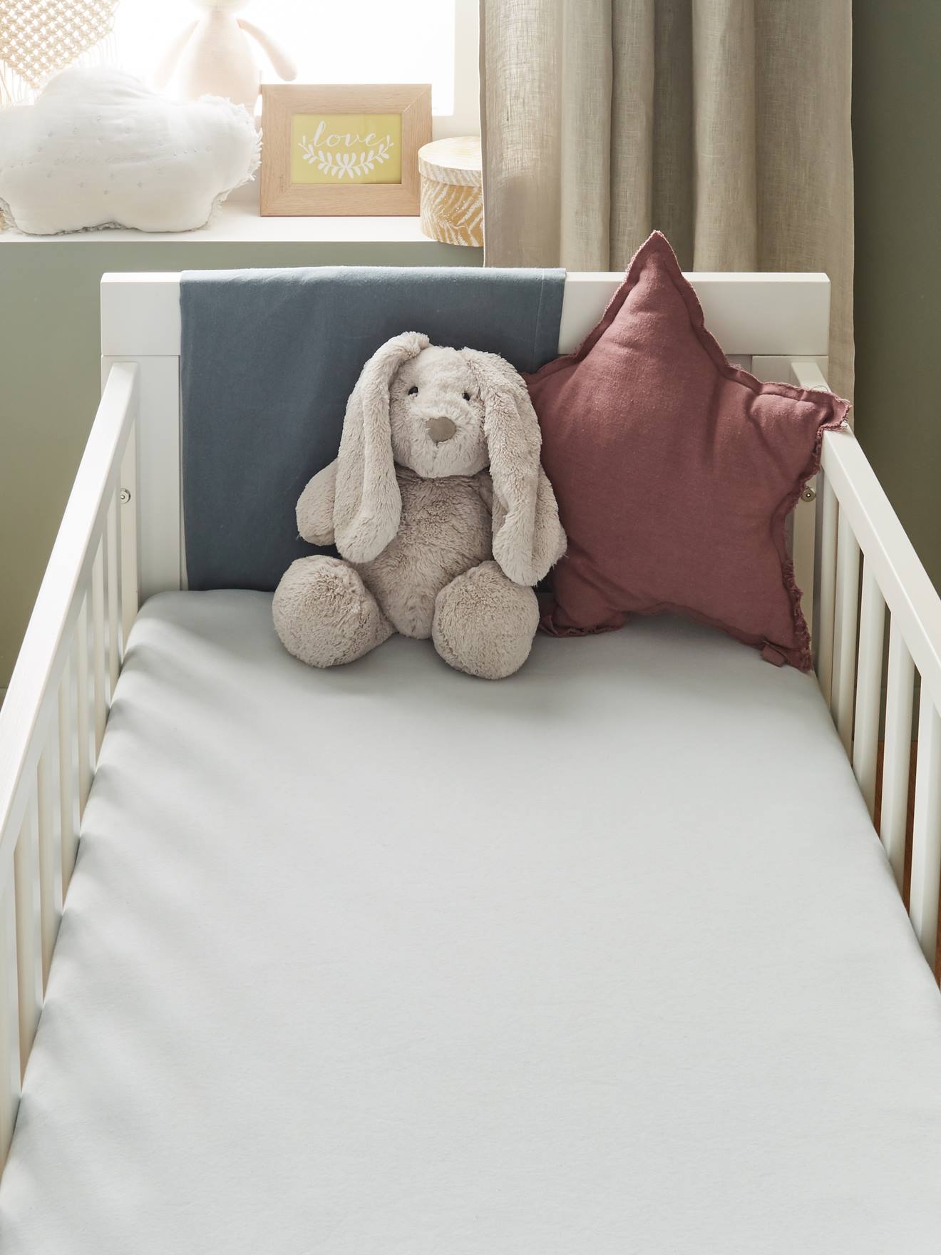 P'tit lit Baby 2-in-1 Spannbettlaken & Matratzenschoner P'TIT LIT - grau
