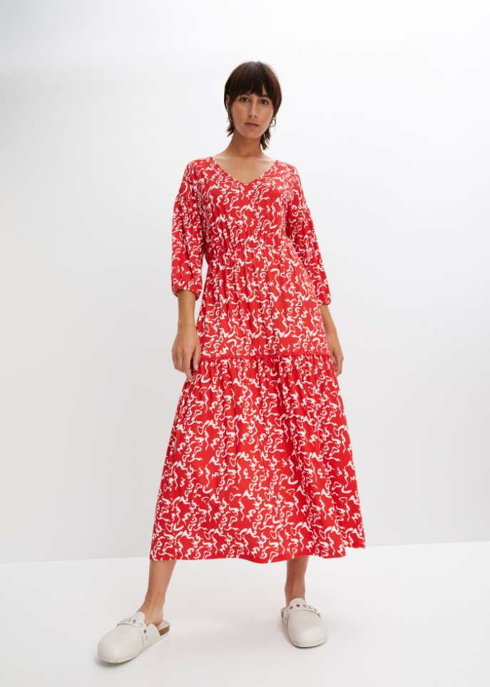 Maxikleid mit Cut-Out