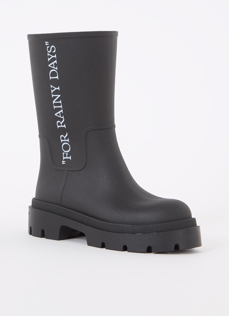 Stivali da pioggia Off-White Reboot con logo