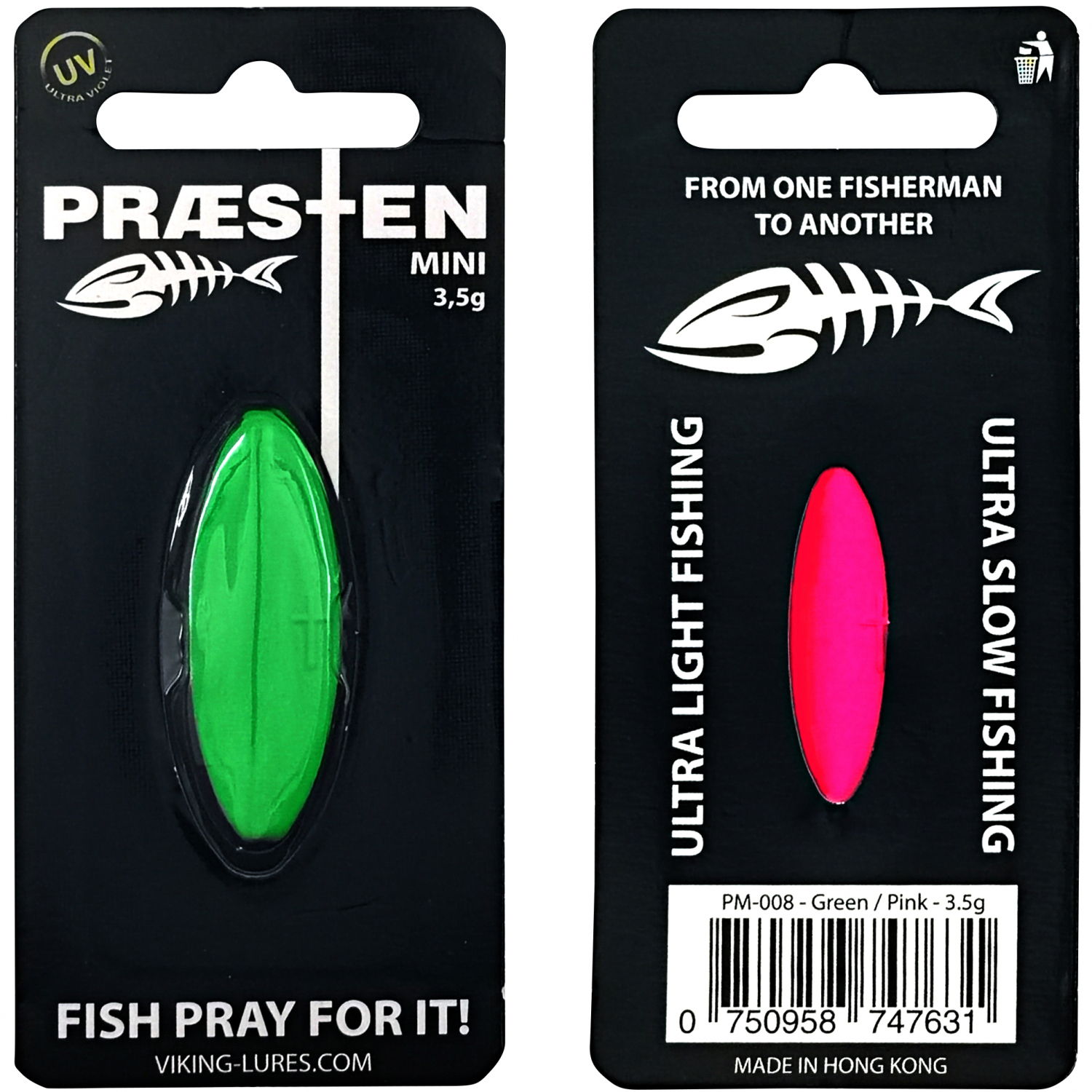 OGP Inlineköder Præsten Micro (Green Pink)