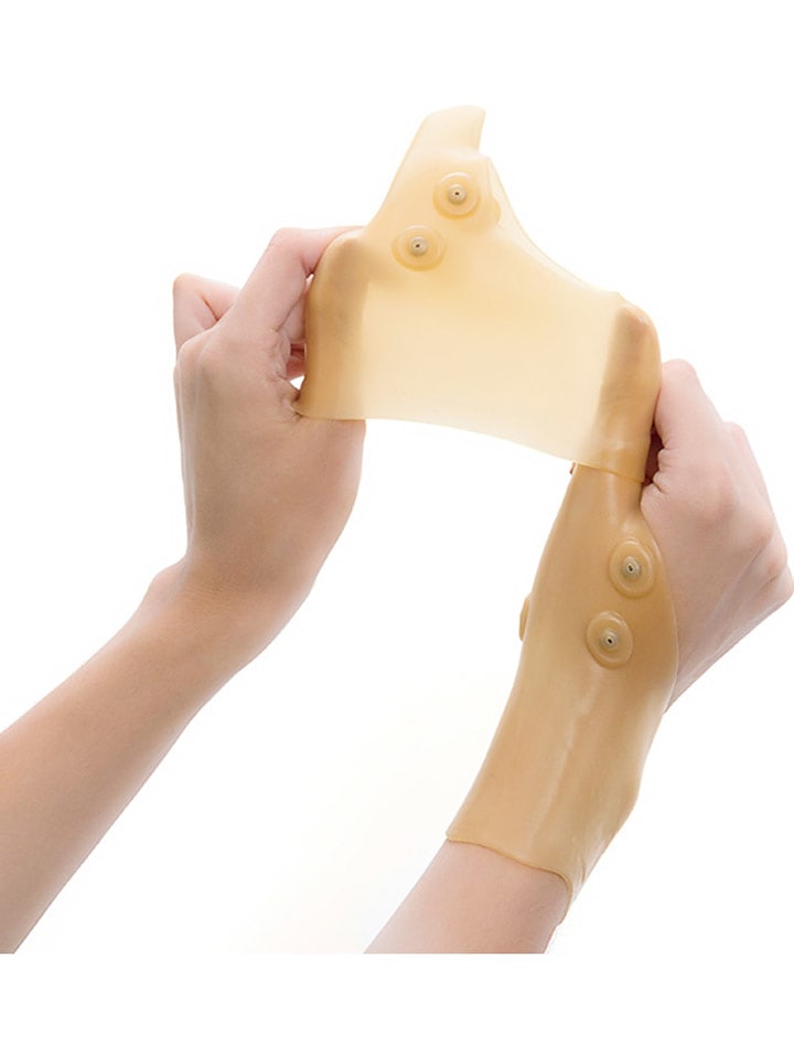InnovaGoods 2er-Set: Handgelenk-Gel-Pads in Beige günstig kaufen onesize