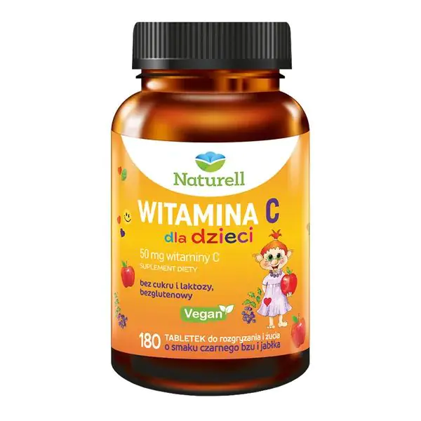 Naturell vitaminas C vaikams, 180 tablečių