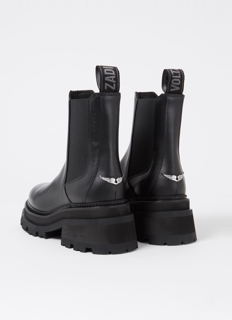 Ghete Chelsea Ride de la Zadig&Voltaire din piele de vițel.