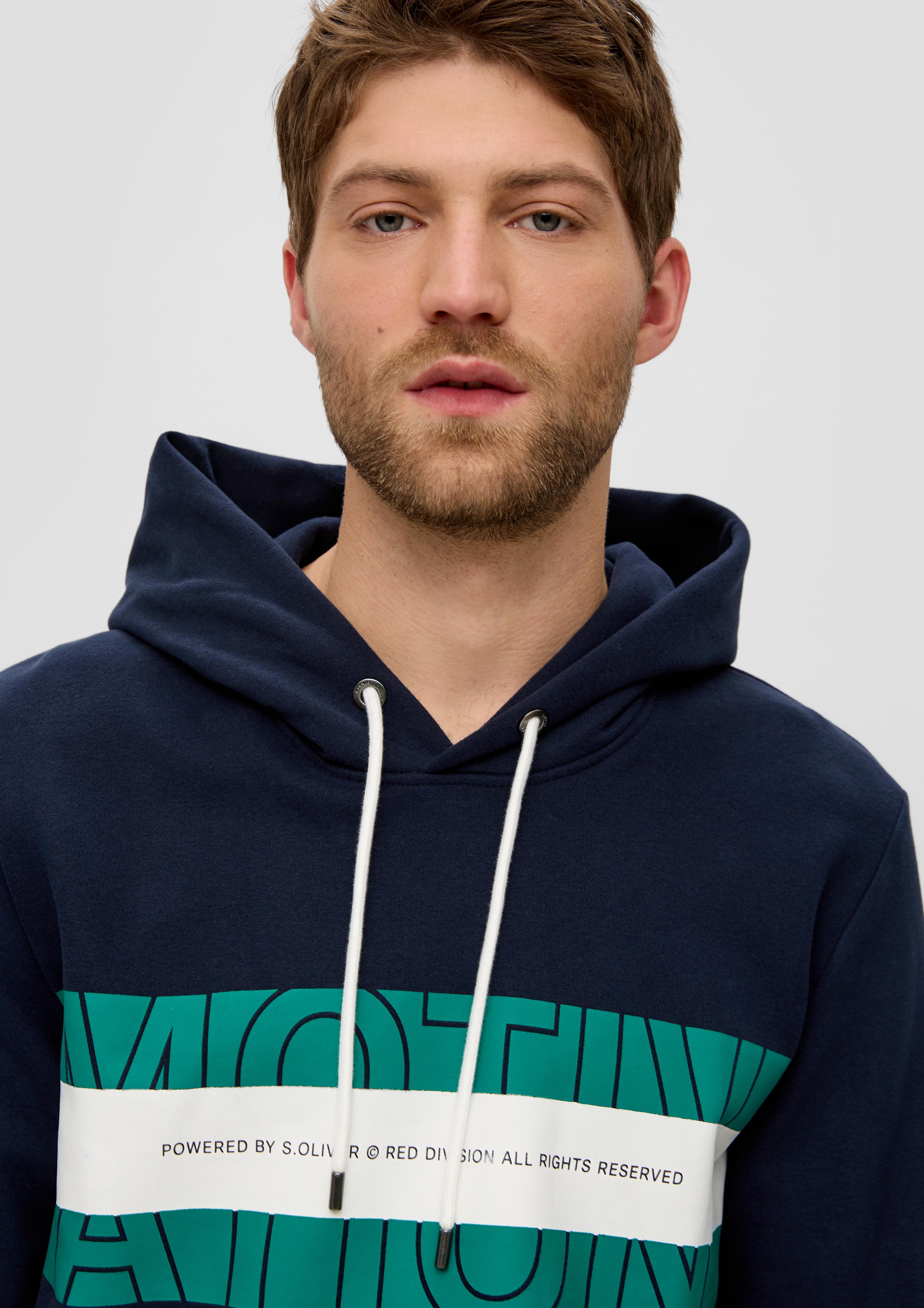 Kapuzenpullover mit Labelprint  2141490-59F1