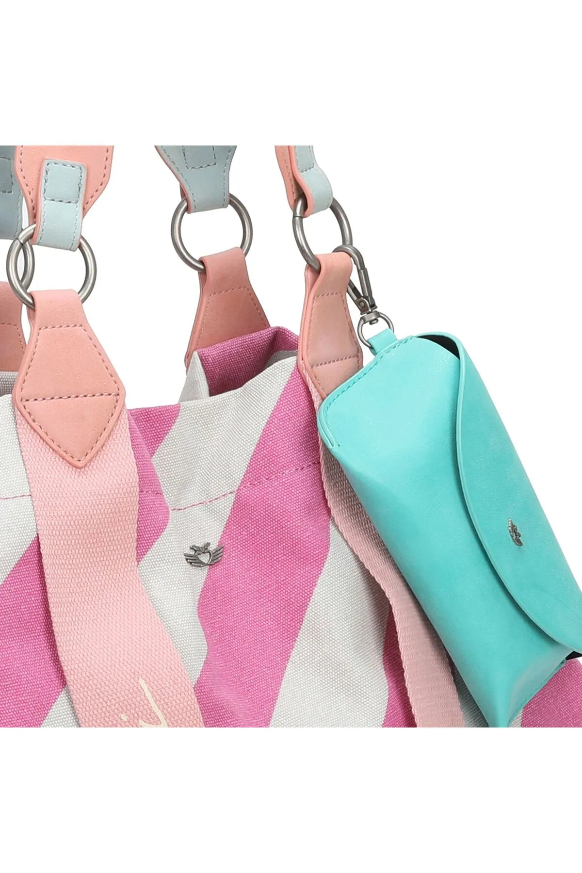 Fritzi aus Preußen  Izzy Ice Canvas Shopper Tasche M 42 cm