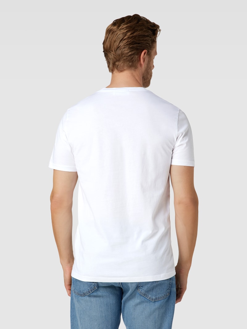 T-Shirt mit Statement-Print in weiß