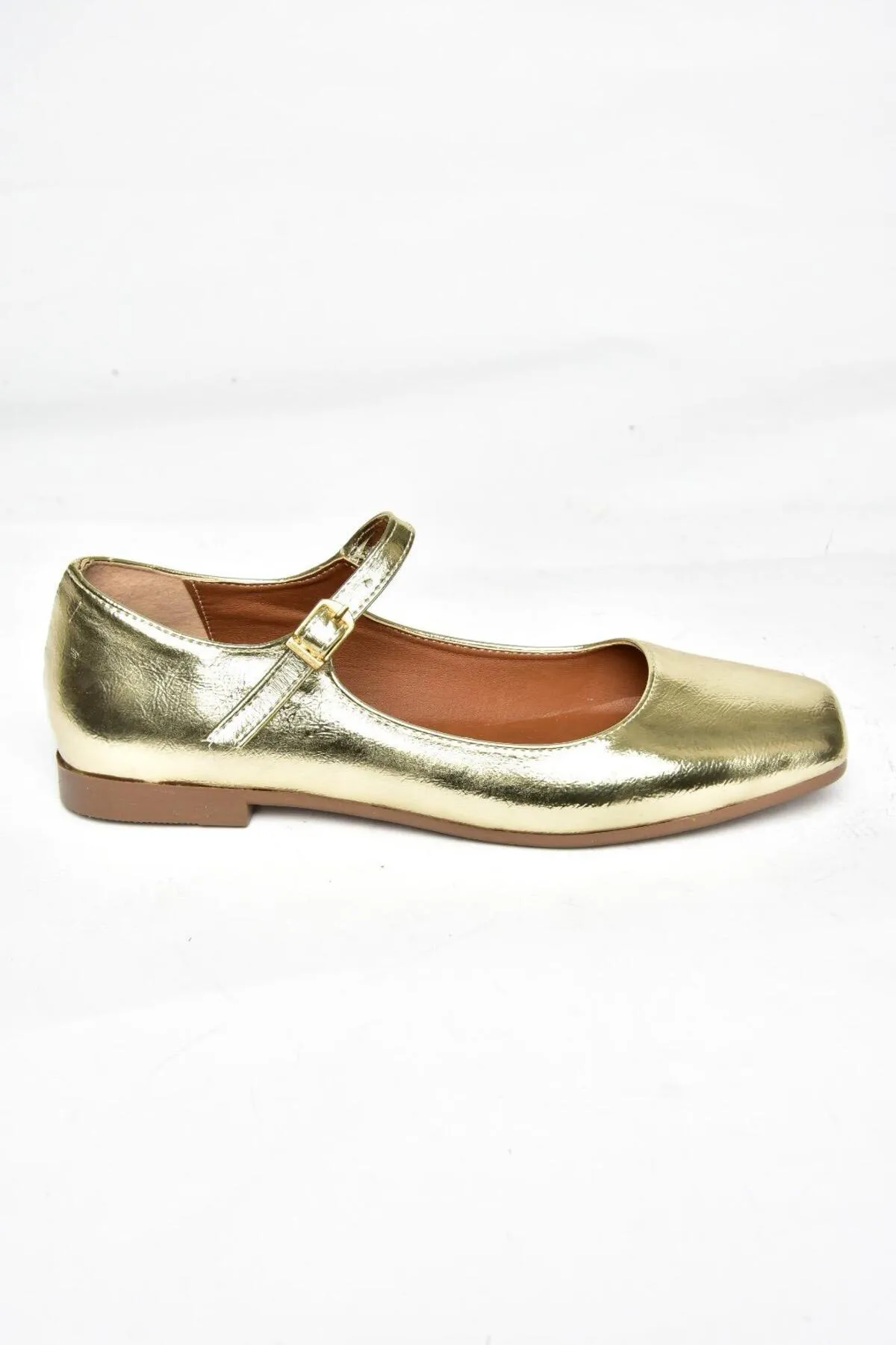 Fox Shoes  Ballerina - Goldfarben - Flacher Absatz