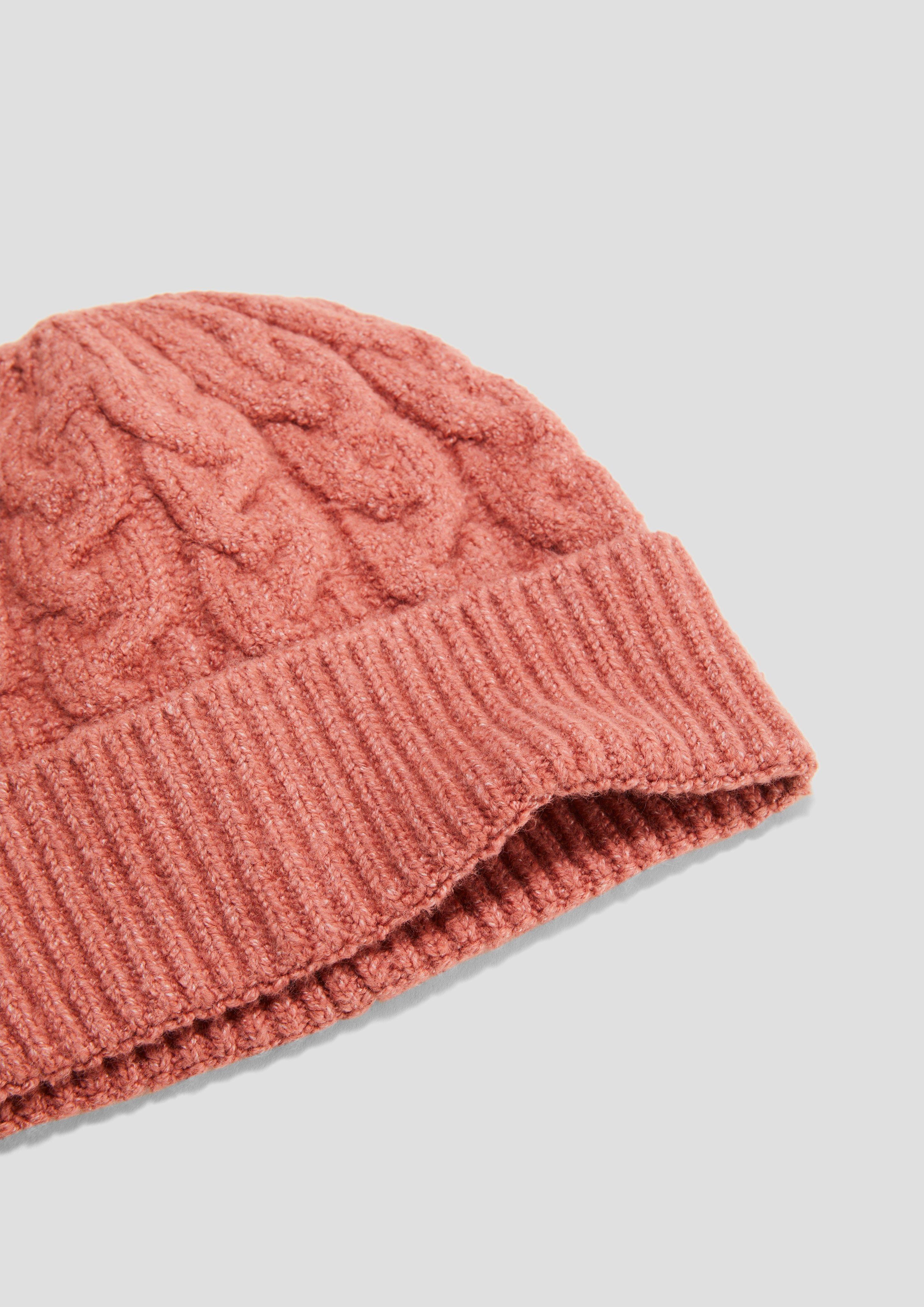 Strickmütze aus Baumwollmix  2134294-2074