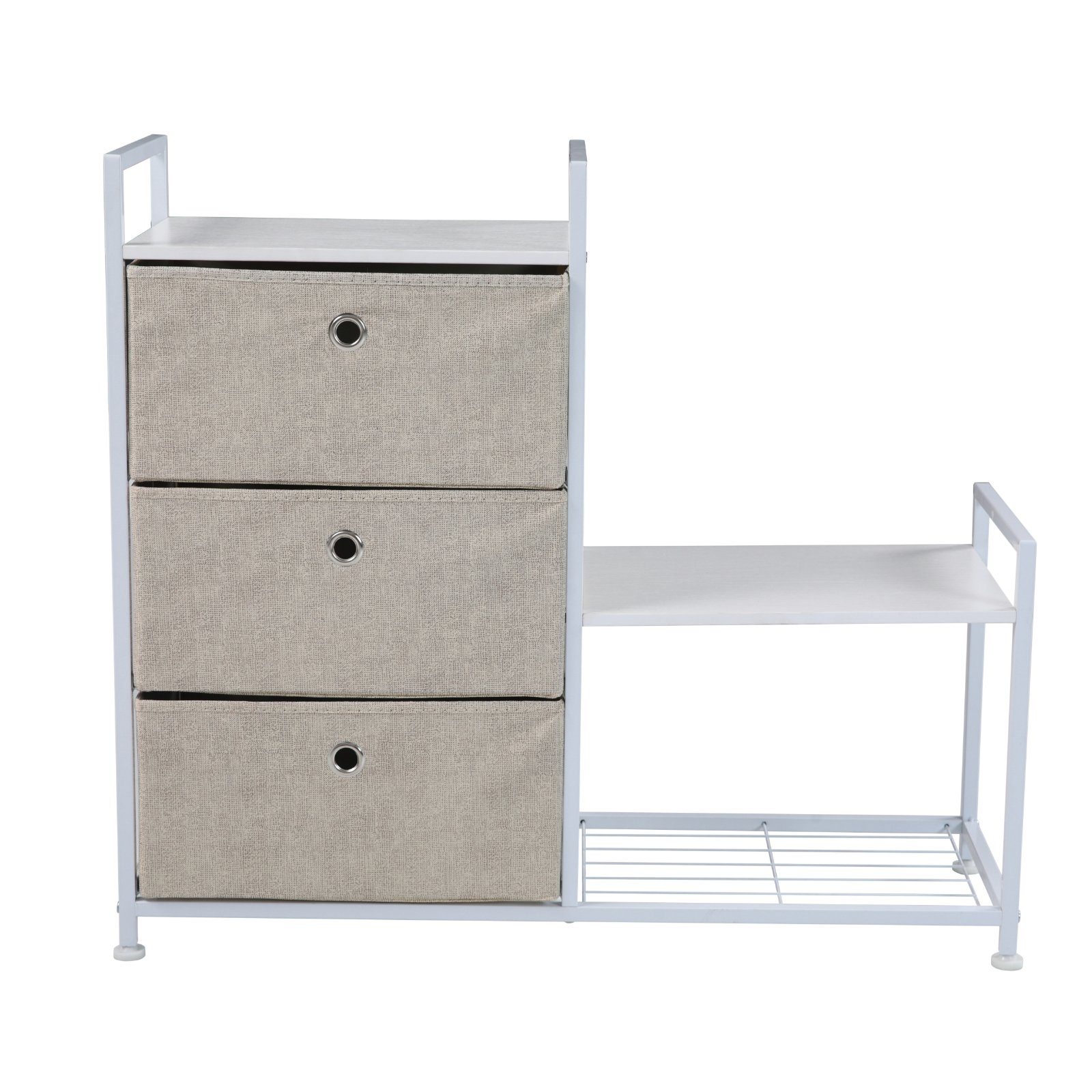 SVITA Sideboard RUNA, Stoffschubladen