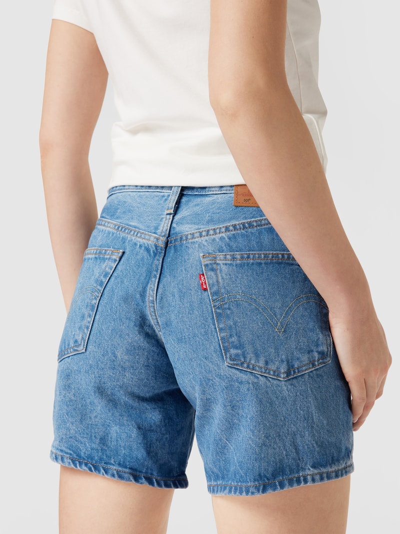Jeansshorts aus Baumwolle in jeans