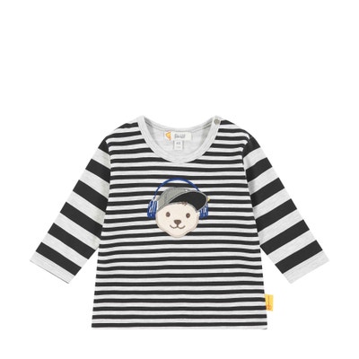 T-Shirt langarm, dunkelgrau für Jungs