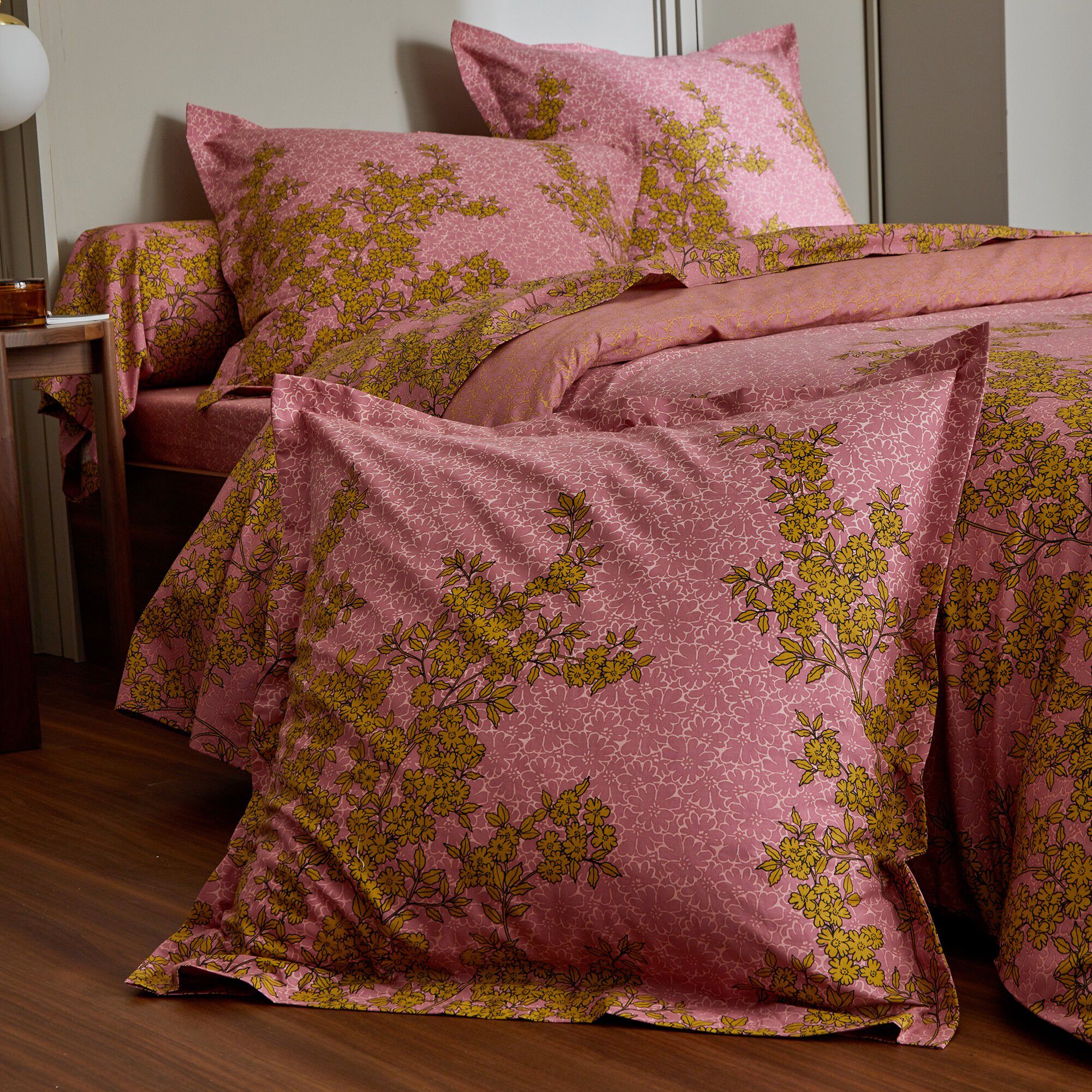 Linge de lit Coralie en percale de coton