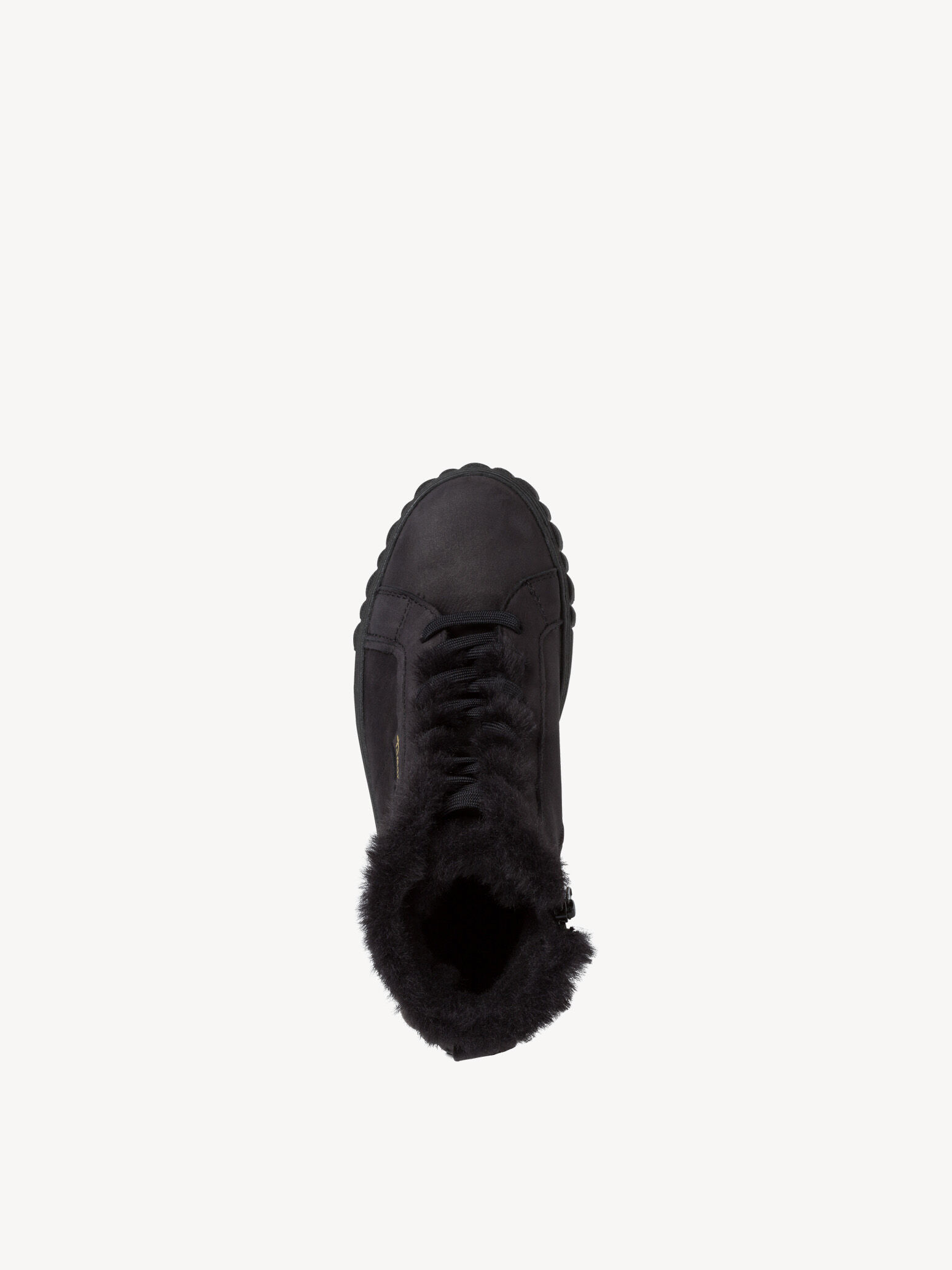 Bottine en cuir - noir doublure chaude
